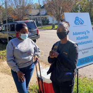 "AAH, Inc.'s "Warmth Give Away" to those in the community that needed coats, hats, gloves, blankets!