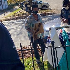 "AAH, Inc.'s "Warmth Give Away" to those in the community that needed coats, hats, gloves, blankets!